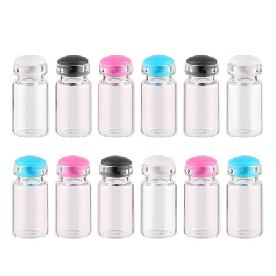  50 Pcs Glaswunschflaschen Glasflasche Mit Kork Korkstopfen Treibflasche