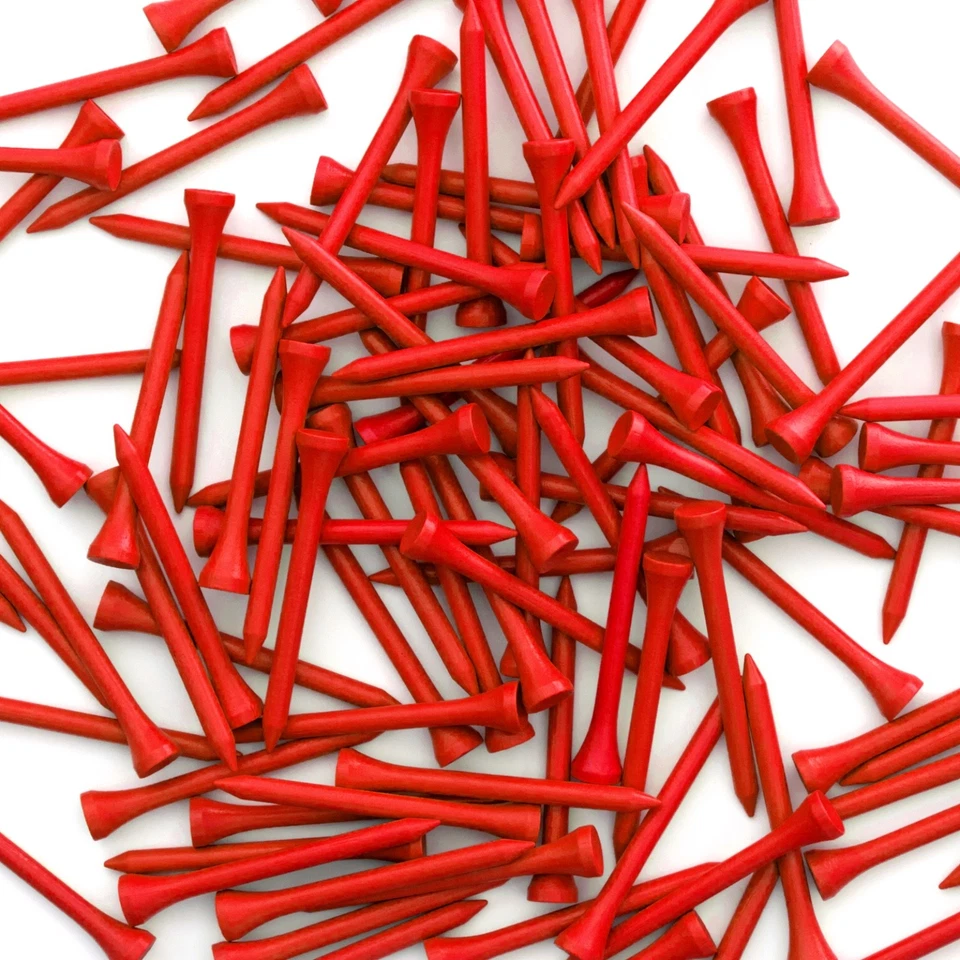 ProActive Sports Premium Hardwood Wood Golf Tees – 2 3/4 Inch - 100 Count Bag - Image 2 of 4