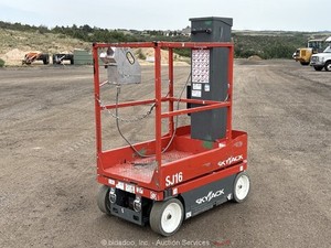 2018 Skyjack SJ 16 16' Electric Vertical Mast Lift Personnel Man Aerial bidadoo