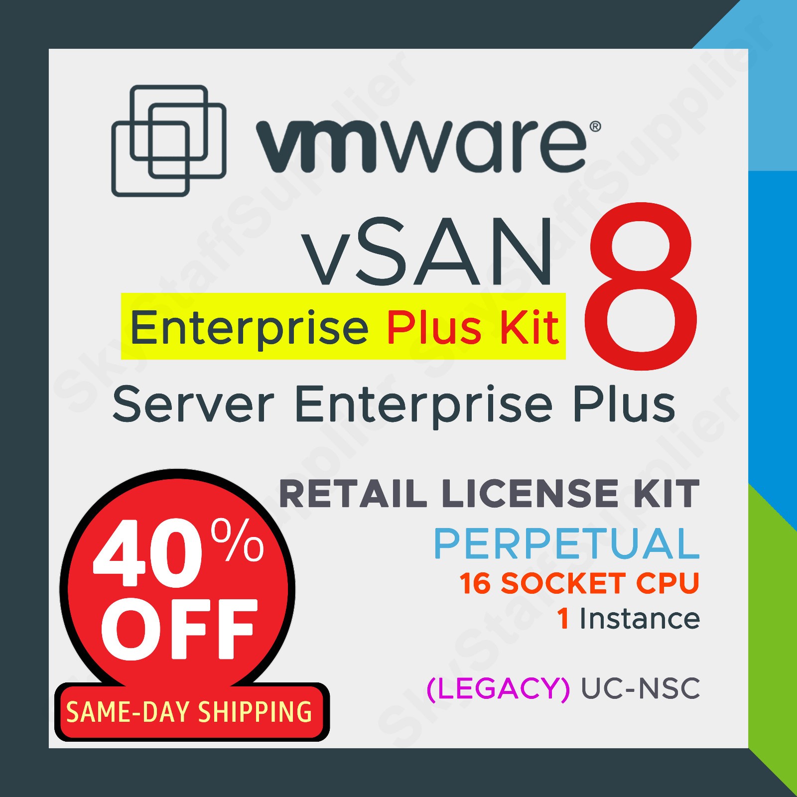VMware vSAN v8 Server Enterprise 16 CPU License - Perpetual UC NSC ...