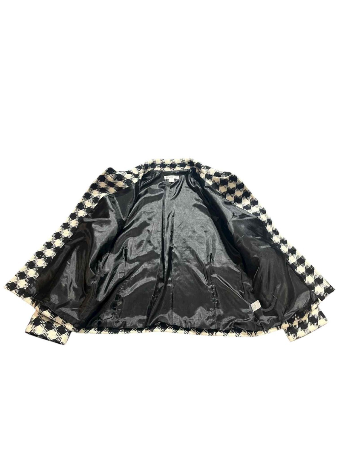 Pendleton Womens Wool Jacket Medium Black White H… - image 2
