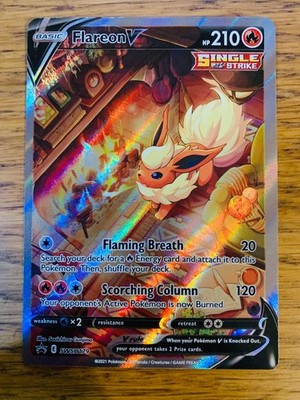 N-NEUWERTIG! Flareon V SWSH179 Schwert & Schild Premium Collection Promo Pokemon Karte!