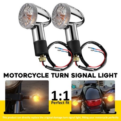 2X For Honda VTX1300C VTX1800C VTX 1800 N LED Turn Signals Blinker Lights