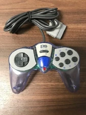 Interact PlayStation 1 Wired Controller Model SV-1107 Clear PS1 Very Good 4E