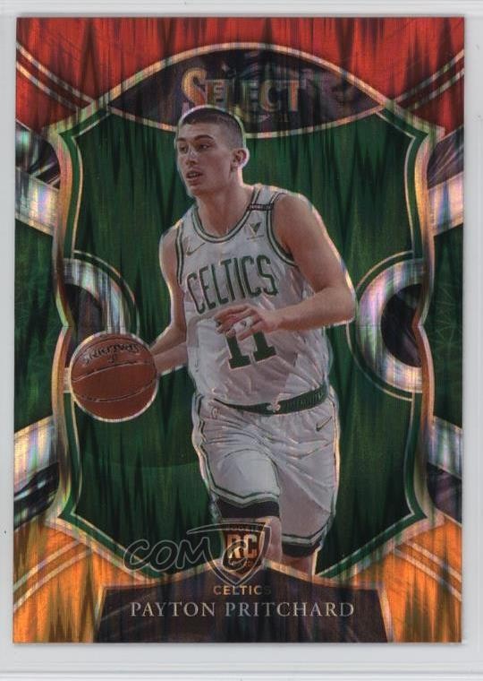 2020 Panini Select Concourse Red White Orange Flash Prizm Payton Pritchard 07rd