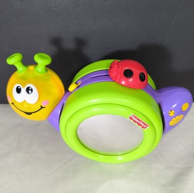 Fisher Price Go Baby Go 1-2-3 Crawl Along With Me Musical Snail TESTED