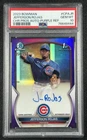 JEFFERSON ROJAS PSA 10 2023 BOWMAN CHROME AUTO PURPLE REFRACTOR PROSPECT 54/250