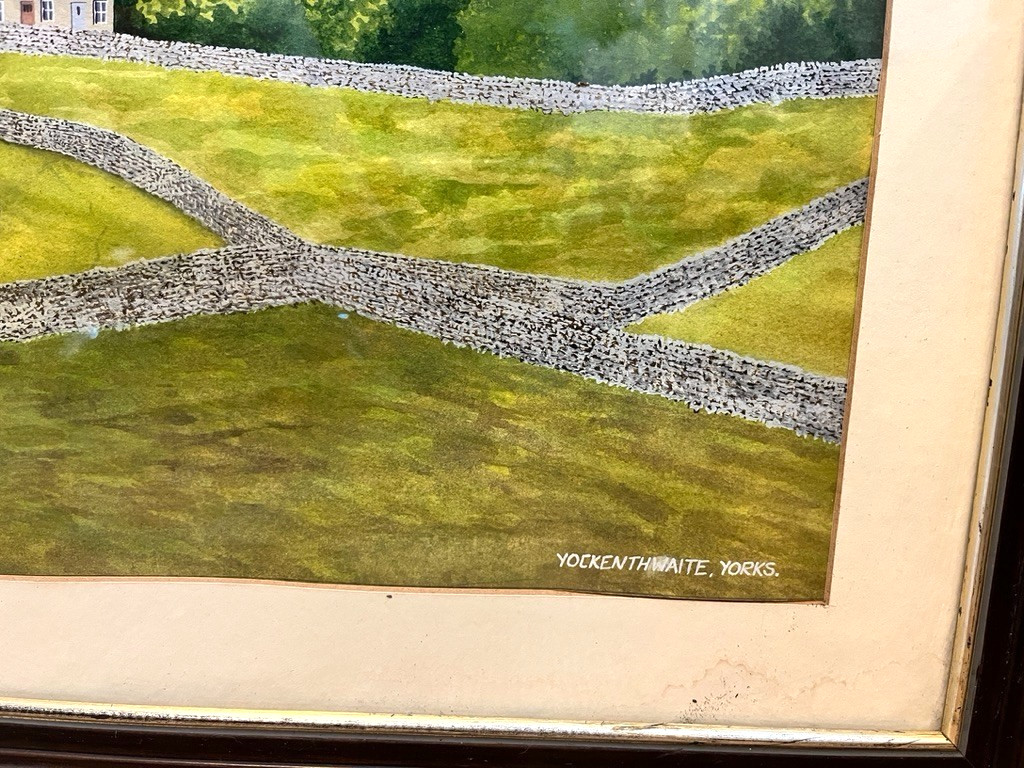 Original Yorkshire Landscape Painting Yockenthwaite C A Townley 1990 image 7