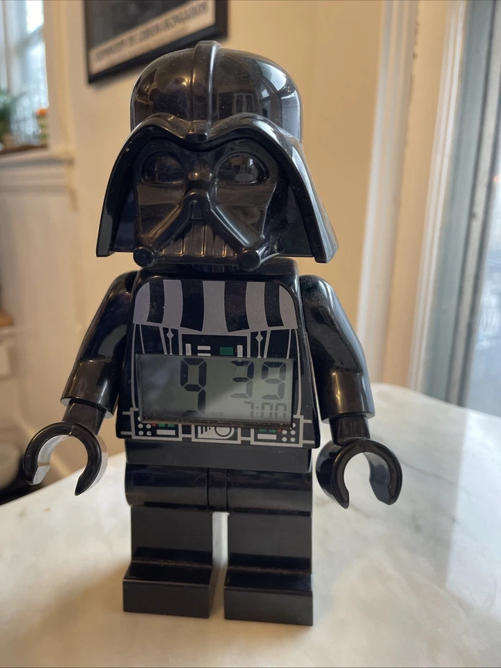 Lego Star Wars Darth Vader Digital Alarm Clock 10” Figure 2010 TESTED & WORKING - Image 3 of 4