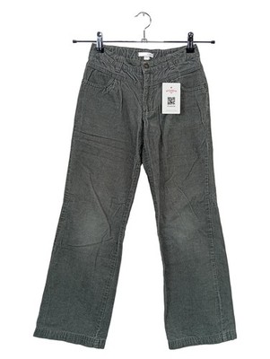 Vertbaudet Cordhose Mädchen Gr. 138/140 Grau Cord Baumwolle