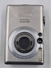 Canon IXUS 60 6.0 MP Digital Camera Silver - Not Working