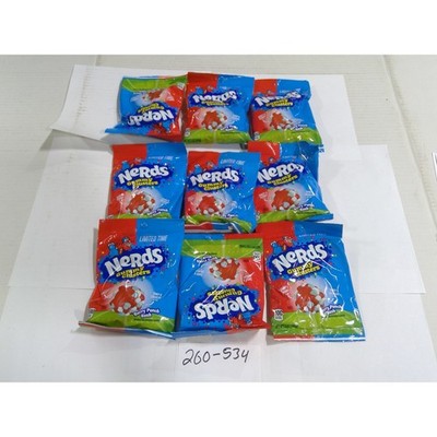 Nerds Gummy Clusters Berry Punch Rush 5oz 9 Bags Blue Red New Limited Edition