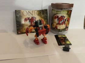 LEGO Bionicle 8563 Tahnok Complete With Manual, Canister, Poster, And Accessory