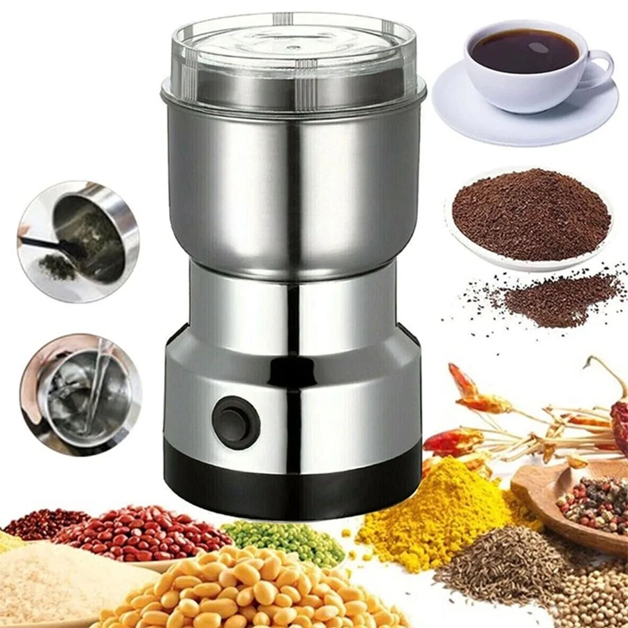 VeoHome - Macinacaffè Elettrico - Macinino Da Caffè E Tritatutto Semi - Foto 6