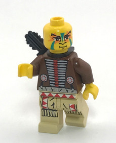 Western Indian Medicine Man From Lego Set #6748 Boulder Cliff Canyon