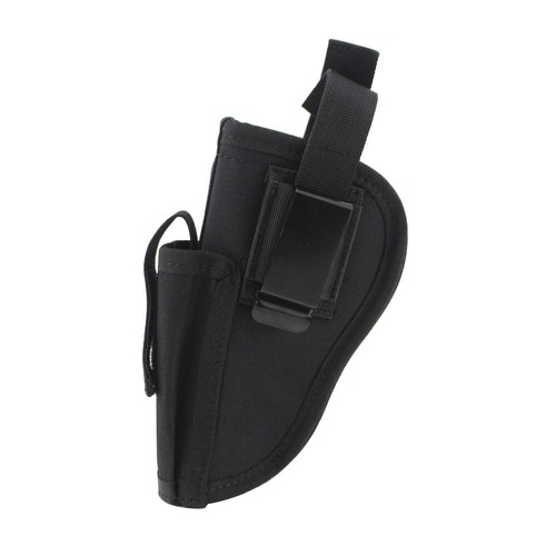 Ambidextrous Tactical OWB Belt Gun Holster with Mag Slot for Compact Handguns - Picture 13 of 15
