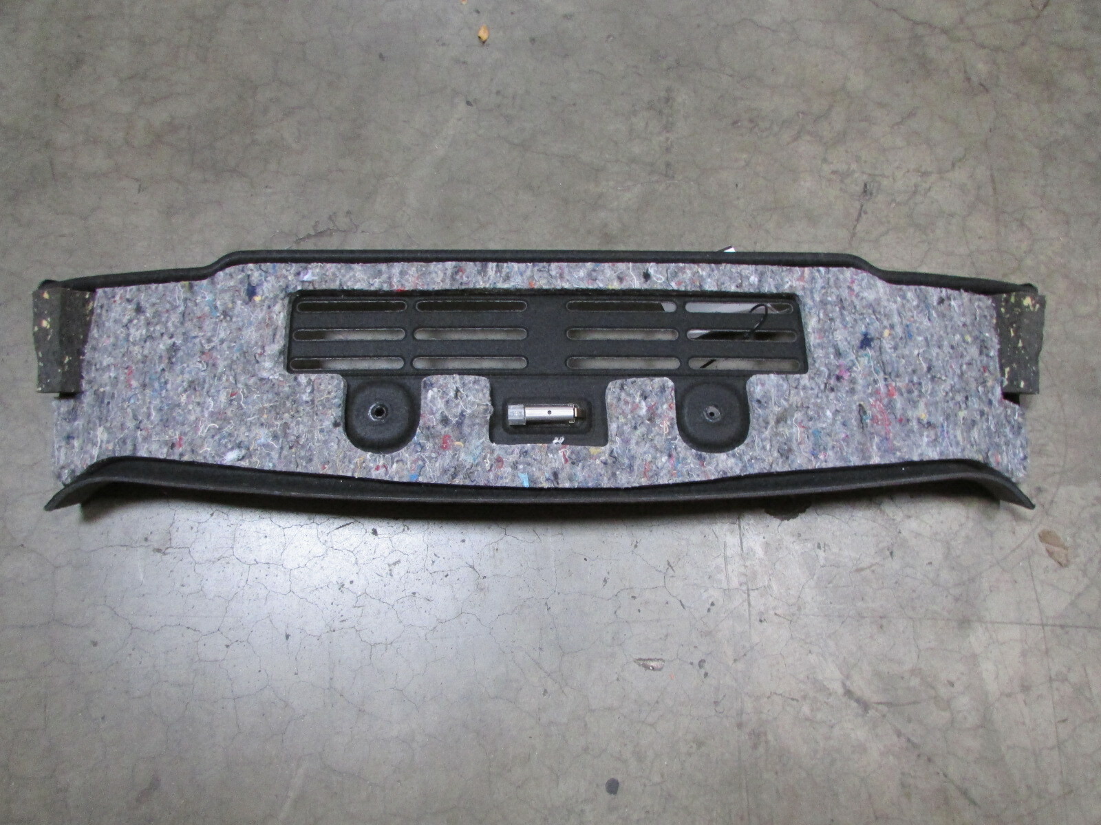 Maserati Granturismo, Upper Trunk Carpet, Grey, Used, P/N 68418306