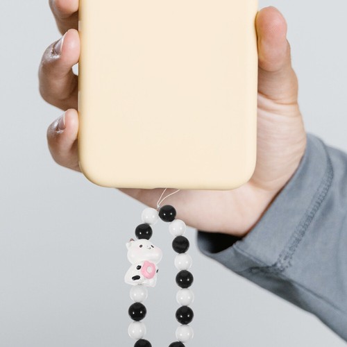 2 Pcs Cartoon Cow Lanyard Phone Case Charms Strap Beaded Cell Lanyards - 第 11/12 張圖片