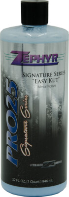 Zephyr Pro 25 ''Easy Kut'' Metallpolitur 32 Unzen kostenloses Mikrofasertuch + kostenloser Versand