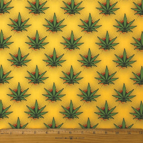 Marijuana Prints Home Decor Fabric Polyester 62" W Sold by the Yard - Picture 26 of 32