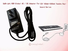NUOVO adattatore AC globale per tastiera Yamaha pa-130 PA-3d pa-3 caricatore alimentatore