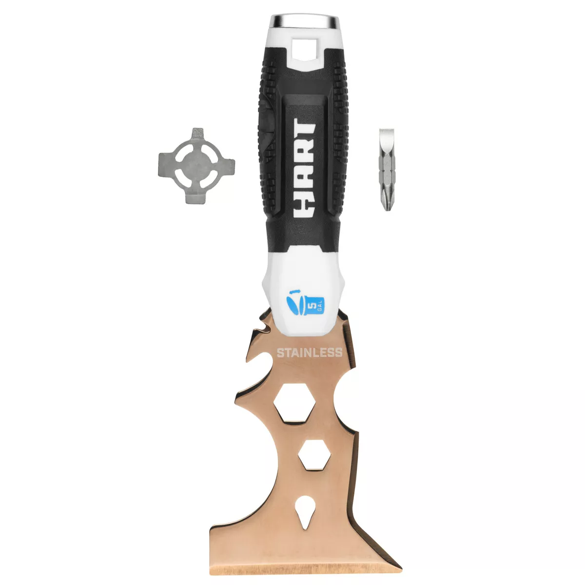 HART 19 IN 1 PAINTERS MULTI TOOL GOLDEN STAINLESS STEEL BLADE HQ Multitool