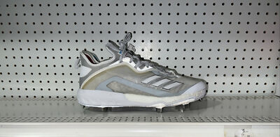 Adidas Icon 6 Boost Mens Metal Baseball Cleats Size 11.5 Gray Blue Red White