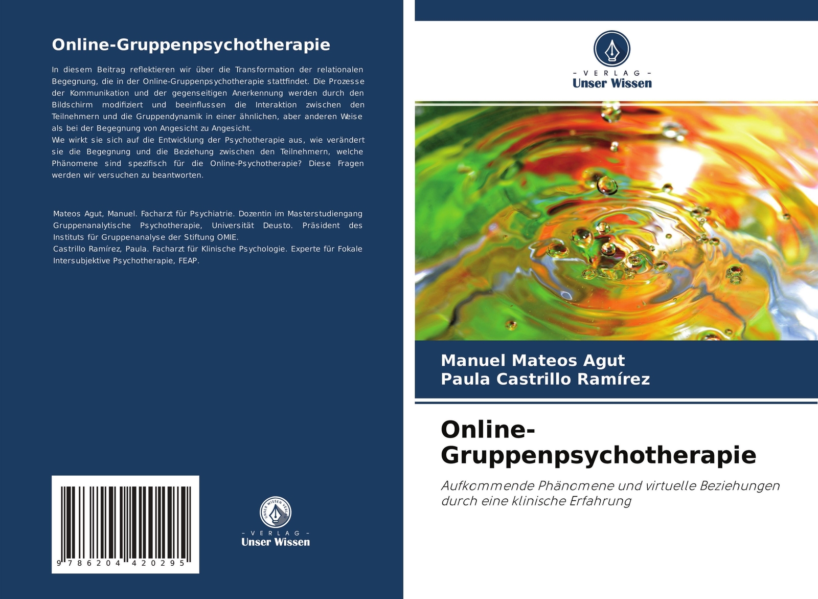 Thumbnail - Online-gruppenpsychotherapie | Manuel Mateos Agut (u. A.) | Deutsch |