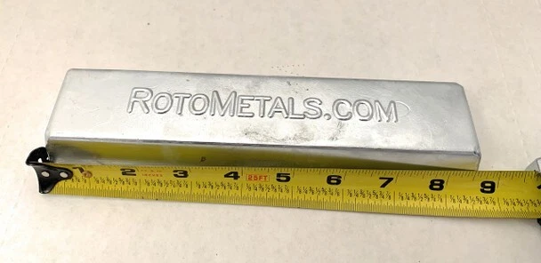 RotoMetals Zamak 2 Ingot Whole (4% Aluminum, 3% Copper, 93% Zinc) - image 3 of 4