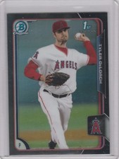2015 Bowman Asia Tyler DeLoach Los Angeles Angels #BCP46 Black Refractor