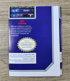 AUTHENTIC USED OVERLORD NES INSERT POSTER - GREAT CONDITION