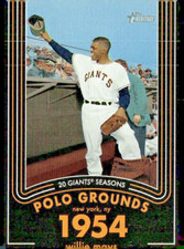 2020 Topps Heritage 20 Gigantic Seasons #4 Willie Mays Card SF Giants NM