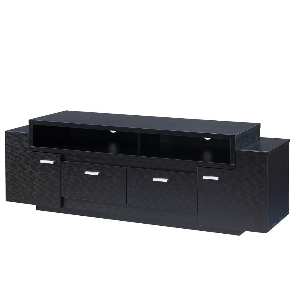 Merc Contemporary Multi-functional Storage TV Console by Cappuccino Transitional