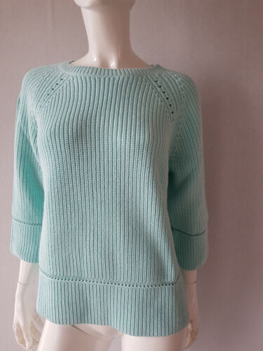 Riani sweater 3/4 arm length light blue size 38=UK12*NEW - Picture 1 of 4