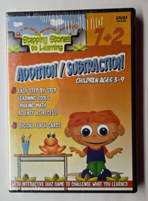 Stepping Stones to Learning: Addition and Subtraction DVD Children Ages 3-9