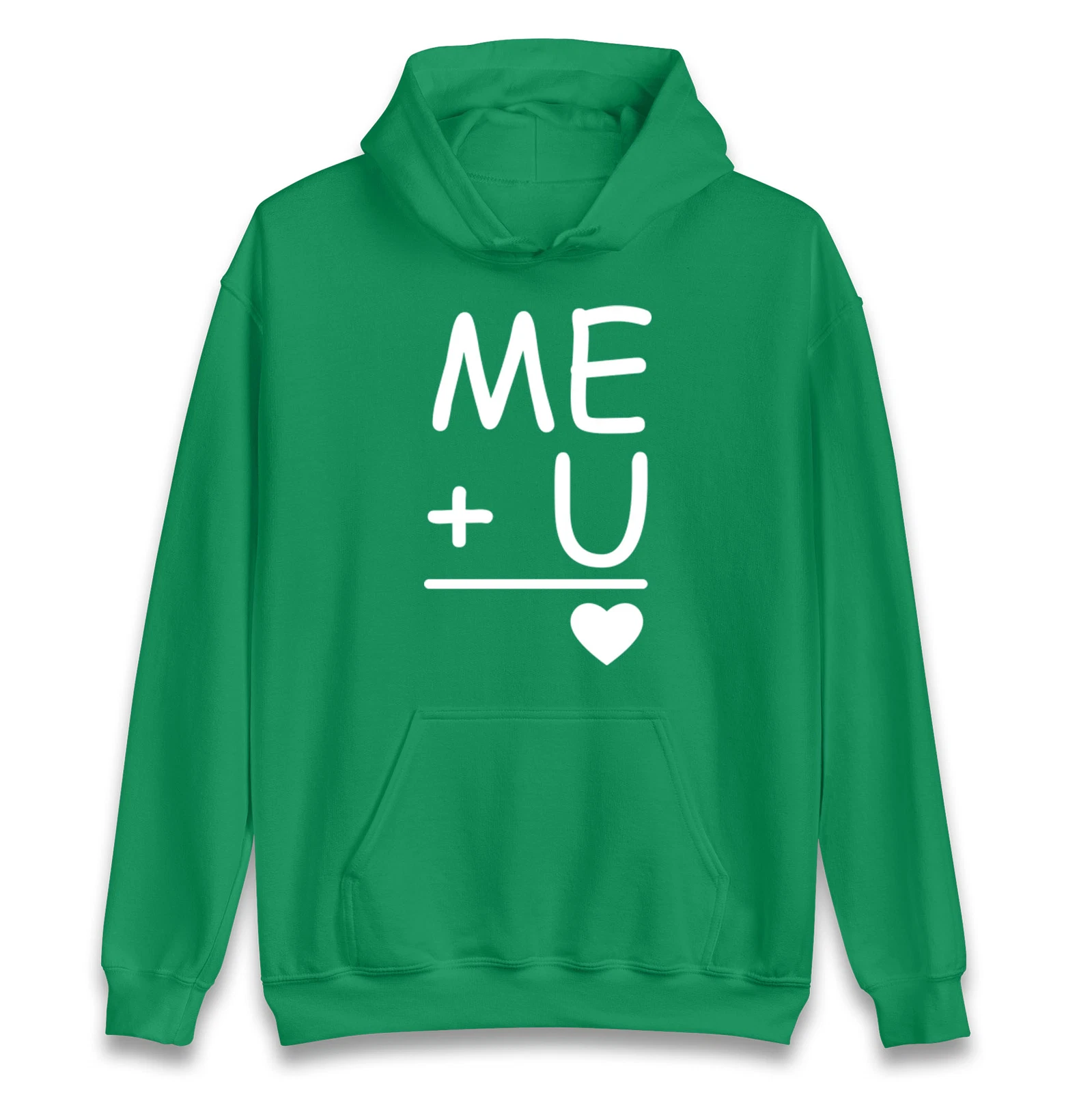 Felpa con Cappuccio Me+U Coppie San Valentino Ragazza Fidanzato Regalo San Valentino