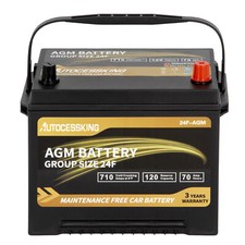 Group 24F Platinum AGM Battery 12V 70AH Rechargeable Automotive Car Batteries