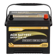 Group 24F Platinum AGM Battery 12V 70AH Rechargeable Automotive Car Batteries