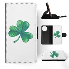 FLIP CASE FOR APPLE IPHONE|ST PATRICK DAY LUCKY CLOVER 2