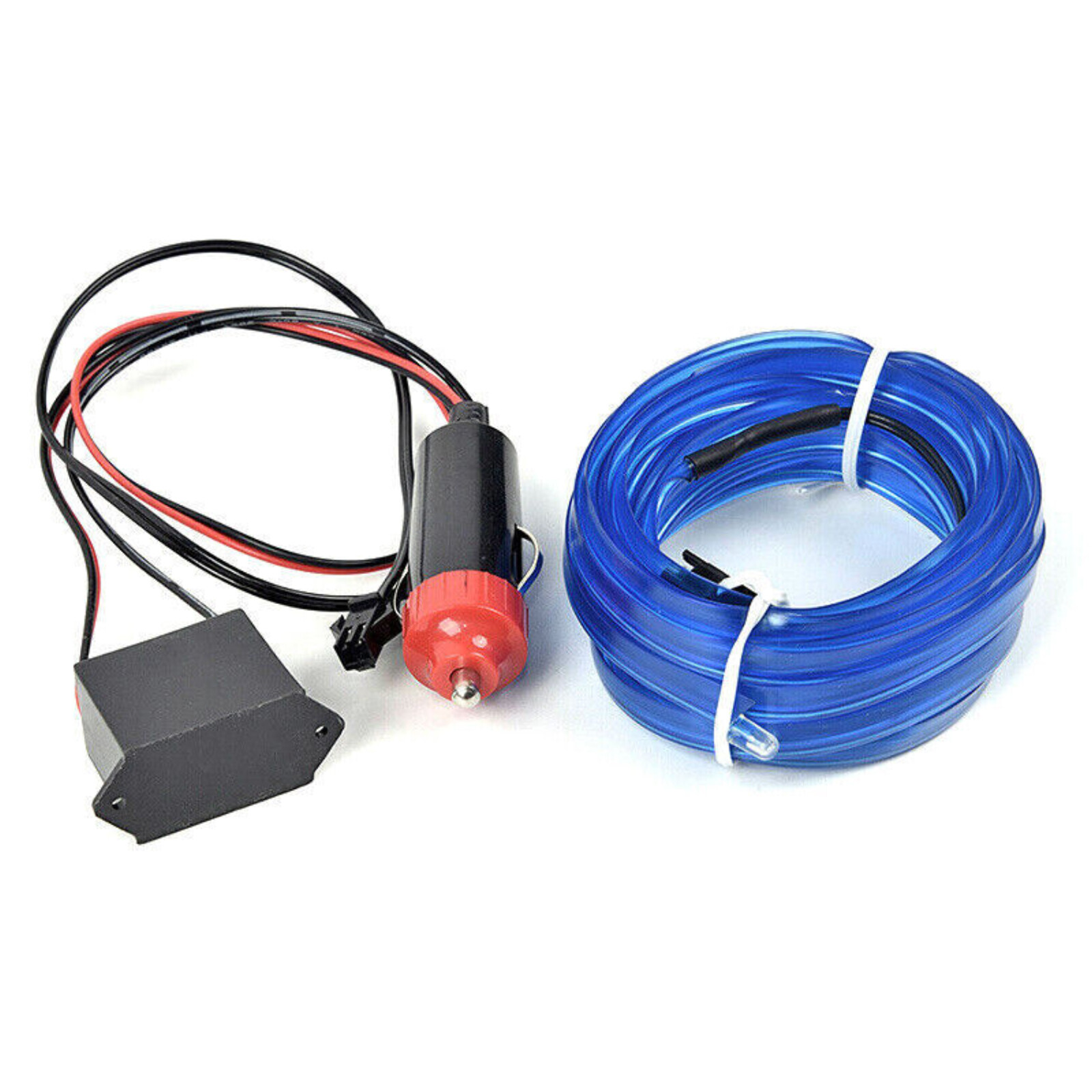 4M 12V LED Wire Strip Blue Lamp Car Interior Atmosphere Light Decoration