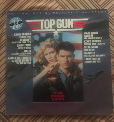 TOP GUN CRUISE KILMER *M 33 GIRI VINILE DISCO LP OST SOUNDTRACK COLONNA SONORA