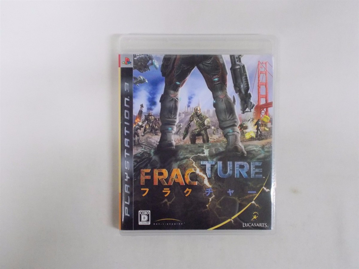 PlayStation3 -- FRACTURE -- PS3. JAPAN GAME. Works fullly!! 52054