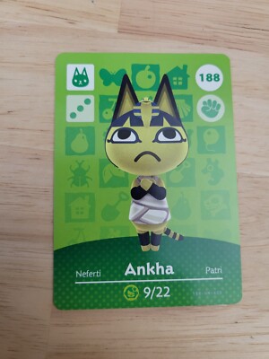 super-sale-ankha-188-animal-crossing-amiibo-card-authentic-series-2