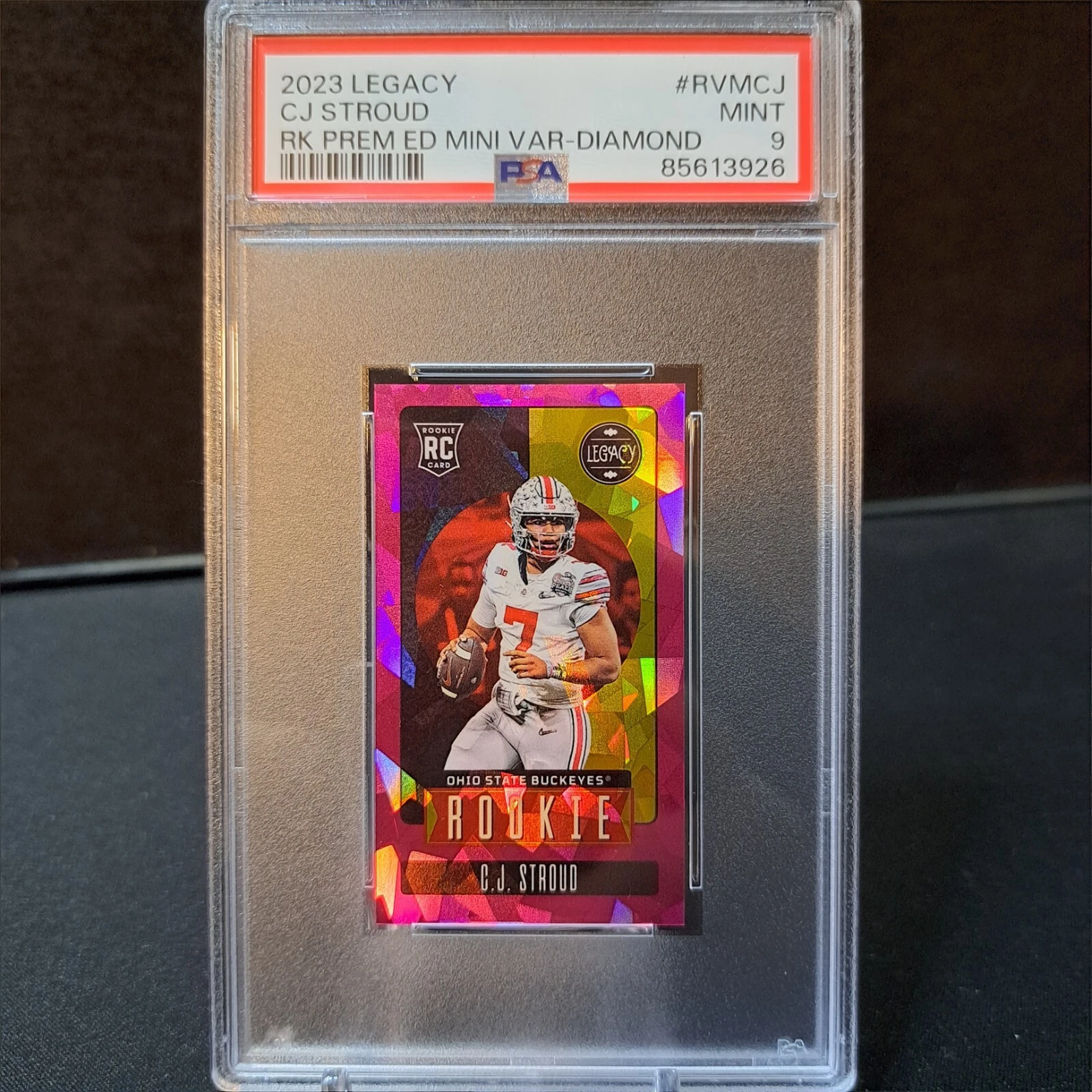 CJ Stroud Panini Legacy Rookies Premium Edition Mini Variation #RVMCJ Diamond