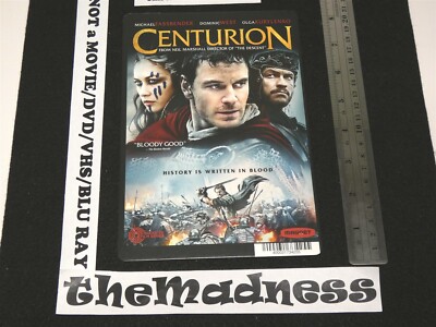 Centurion Backer Card* Michael Fassbender NOT A MOVIE DVD SEE PICS READ
