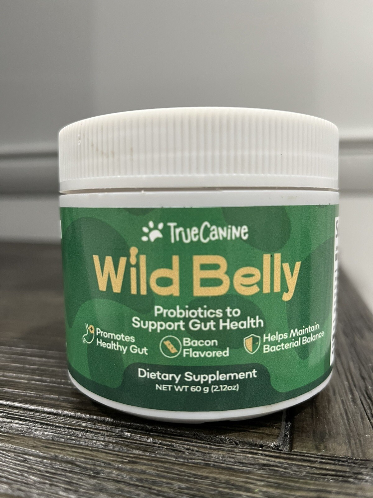 Truecanine Wild Belly Probiotics To Support Gut Health 60g (2.12 Oz)