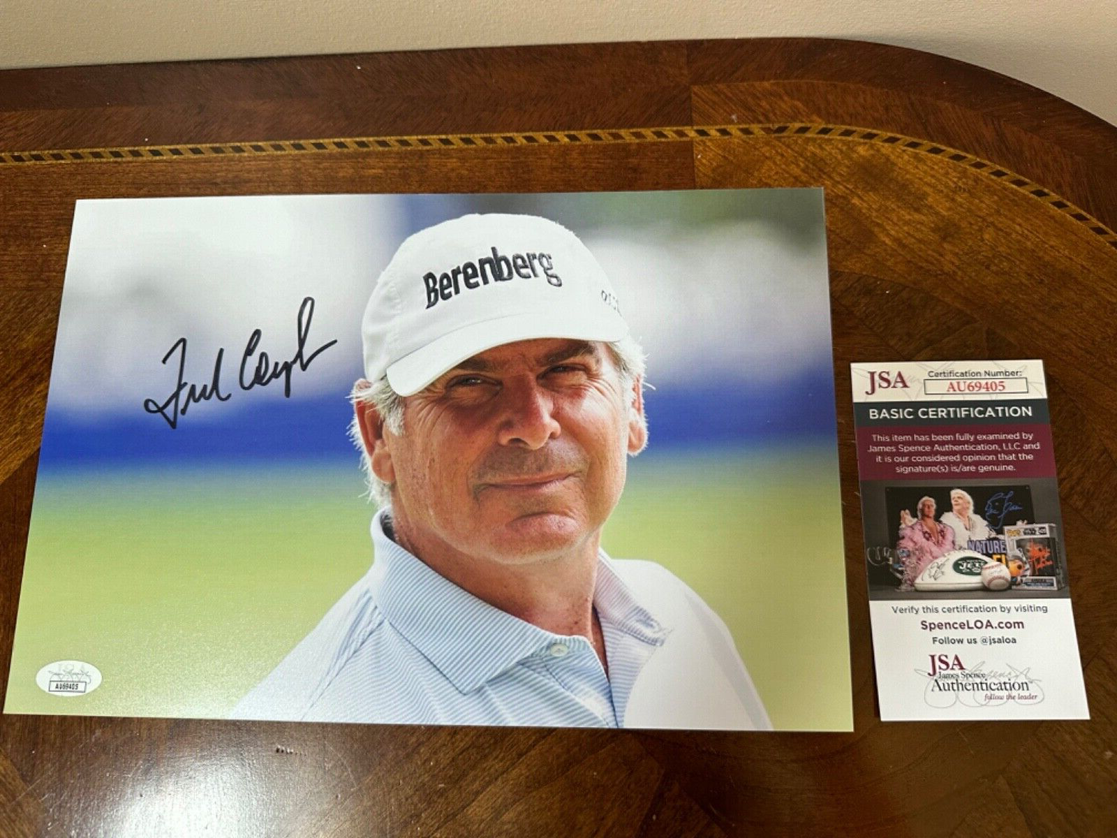 Fred Couples Autographed Signed PGA Masters 12x8 Photo- JSA COA- GOLF 
