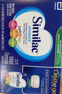 similac advance on the go bottles