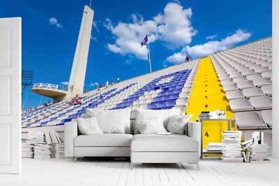 3D Stadium Sports Pattern Wallpaper Wall Murals Removable Wallpaper 66