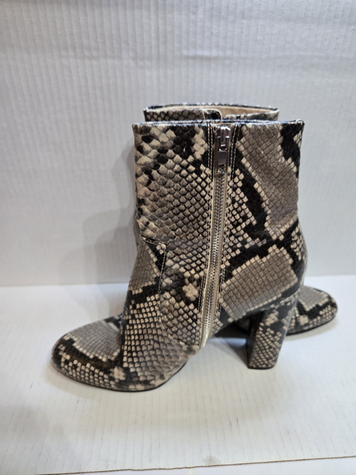 Steve Madden Ragan Snake Print Bootie Size 8 - image 6